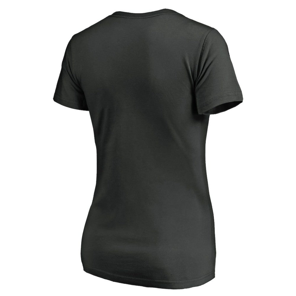 Vegas Golden Knights Women's Drop the Puck V-Neck T-Shirt - Black - NHL 4002173