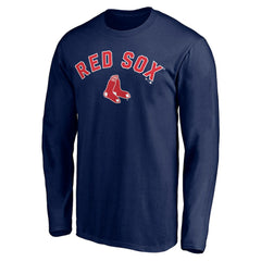 Boston Red Sox Personalized Winning Streak Name & Number Long Sleeve T-Shirt - Navy - MLB Sale