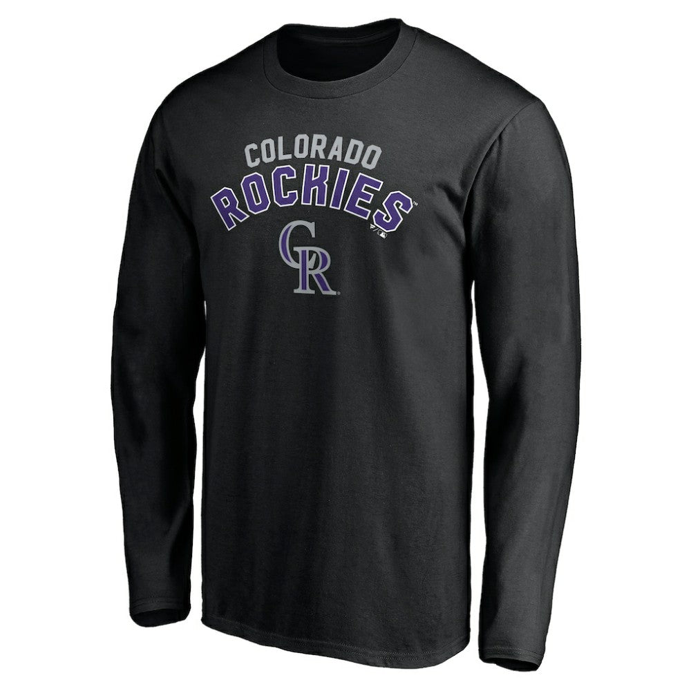 Colorado Rockies Personalized Winning Streak Name & Number Long Sleeve T-Shirt - Black - MLB Online