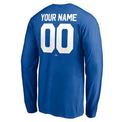 Los Angeles Dodgers Personalized Winning Streak Name & Number Long Sleeve T-Shirt - Royal - MLB Sale