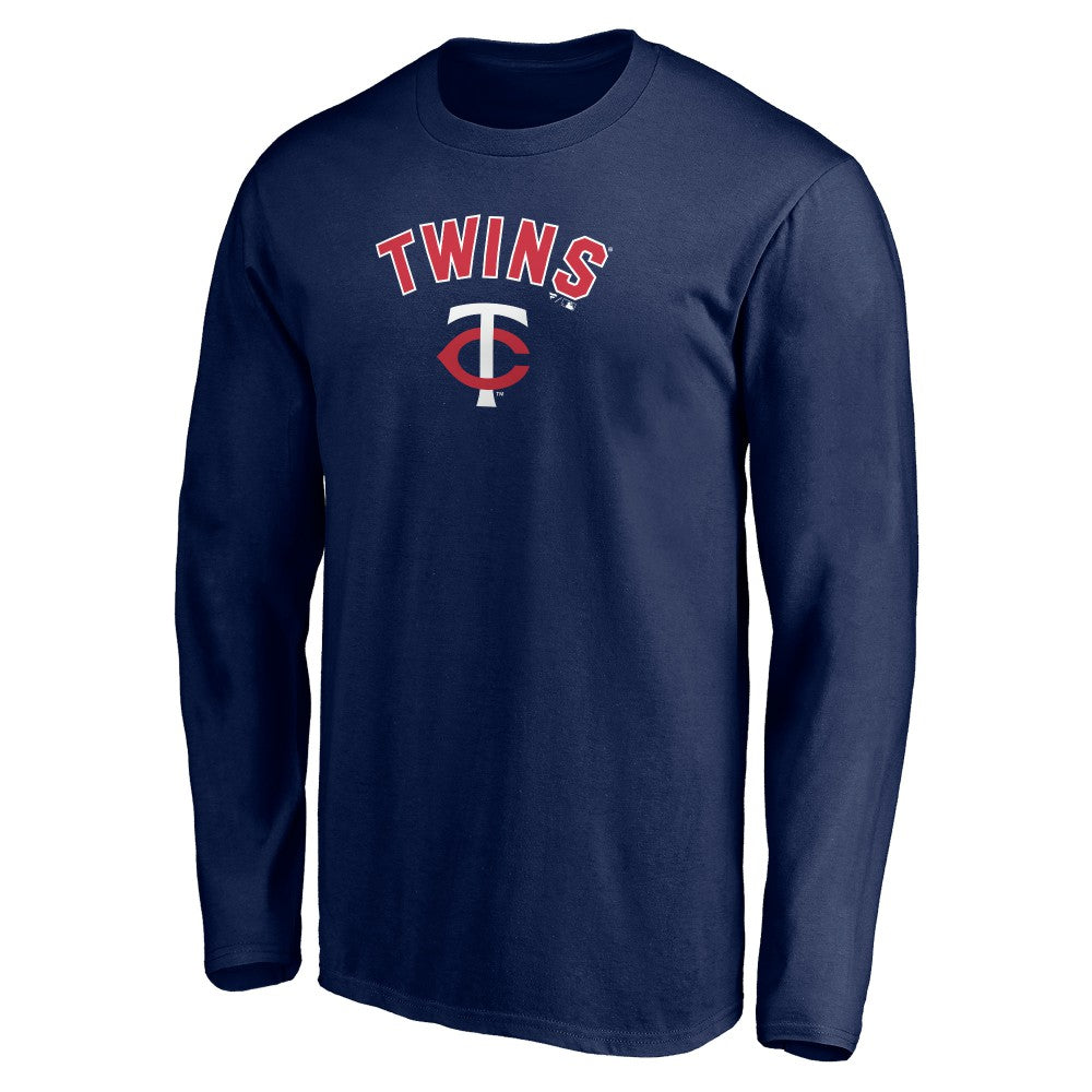 Minnesota Twins Personalized Winning Streak Name & Number Long Sleeve T-Shirt - Navy - MLB Discount