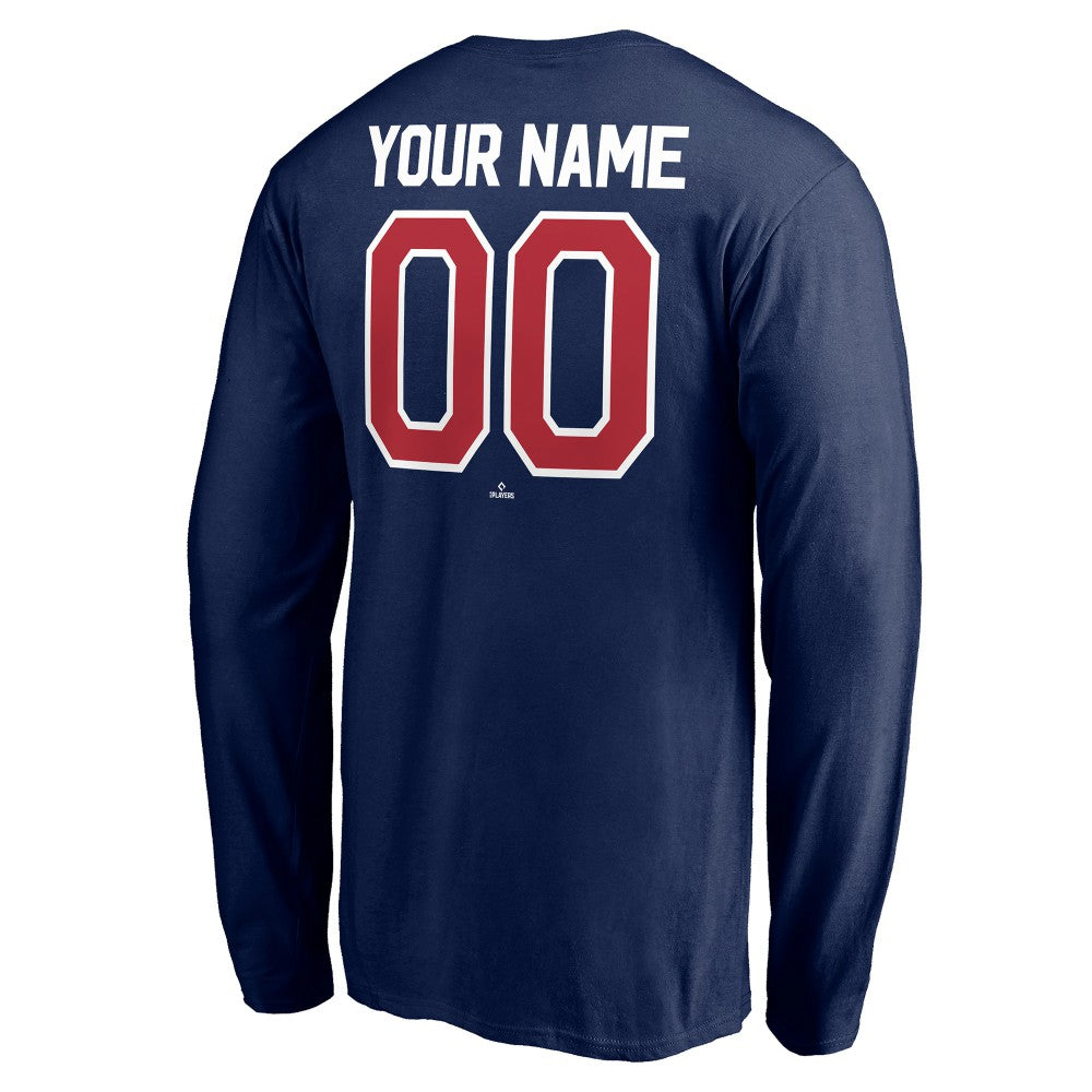 Minnesota Twins Personalized Winning Streak Name & Number Long Sleeve T-Shirt - Navy - MLB Discount