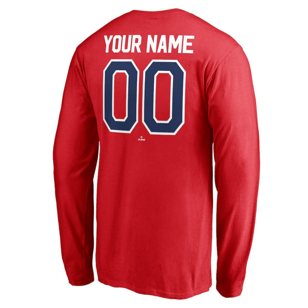 Philadelphia Phillies Personalized Winning Streak Name & Number Long Sleeve T-Shirt - Red - MLB Sale