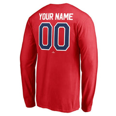 Philadelphia Phillies Personalized Winning Streak Name & Number Long Sleeve T-Shirt - Red - MLB Sale