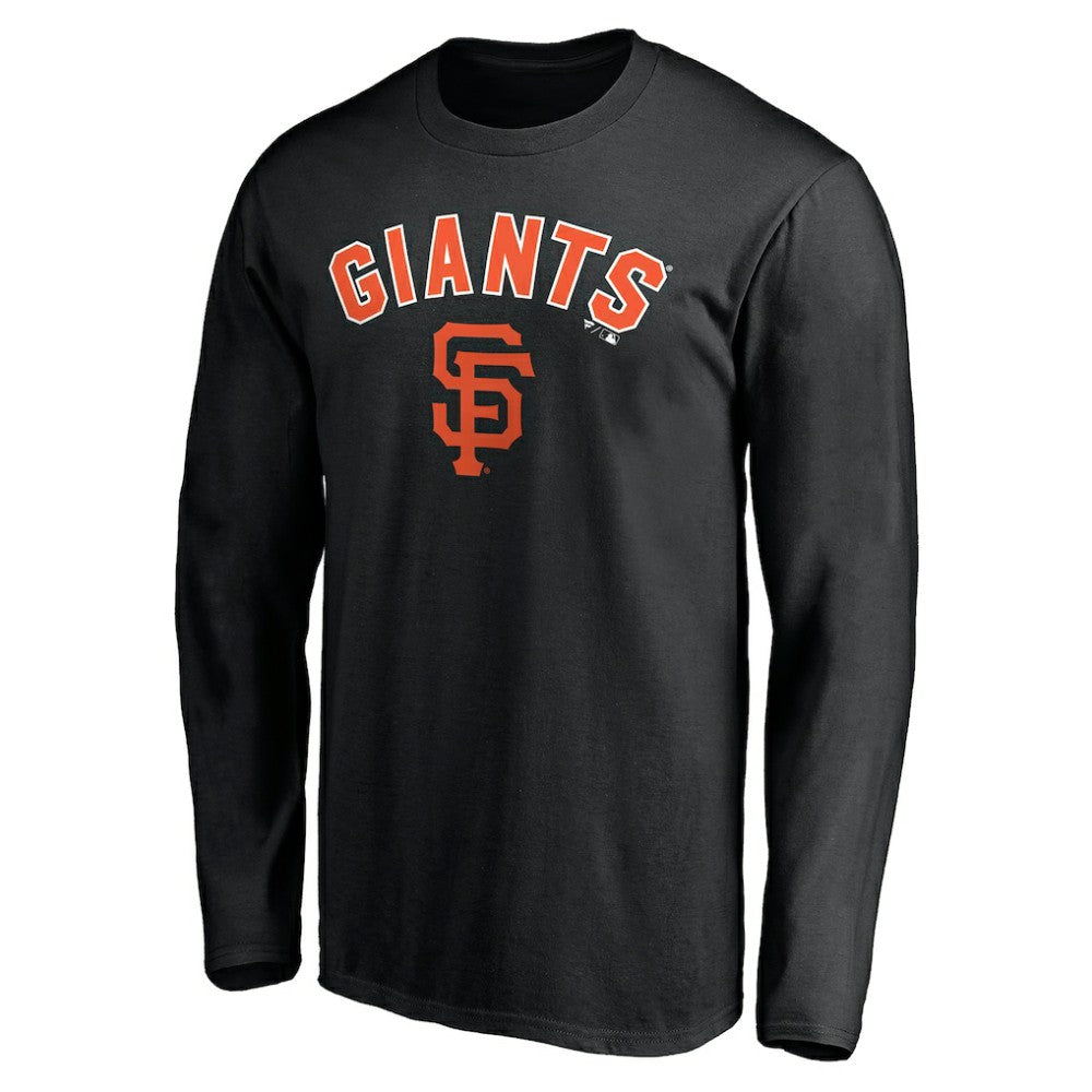 San Francisco Giants Personalized Winning Streak Name & Number Long Sleeve T-Shirt - Black - MLB on Sale