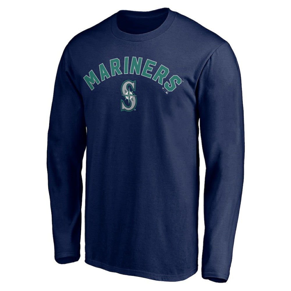 Seattle Mariners Personalized Winning Streak Name & Number Long Sleeve T-Shirt - Navy - MLB Online