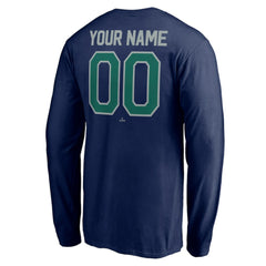 Seattle Mariners Personalized Winning Streak Name & Number Long Sleeve T-Shirt - Navy - MLB Online