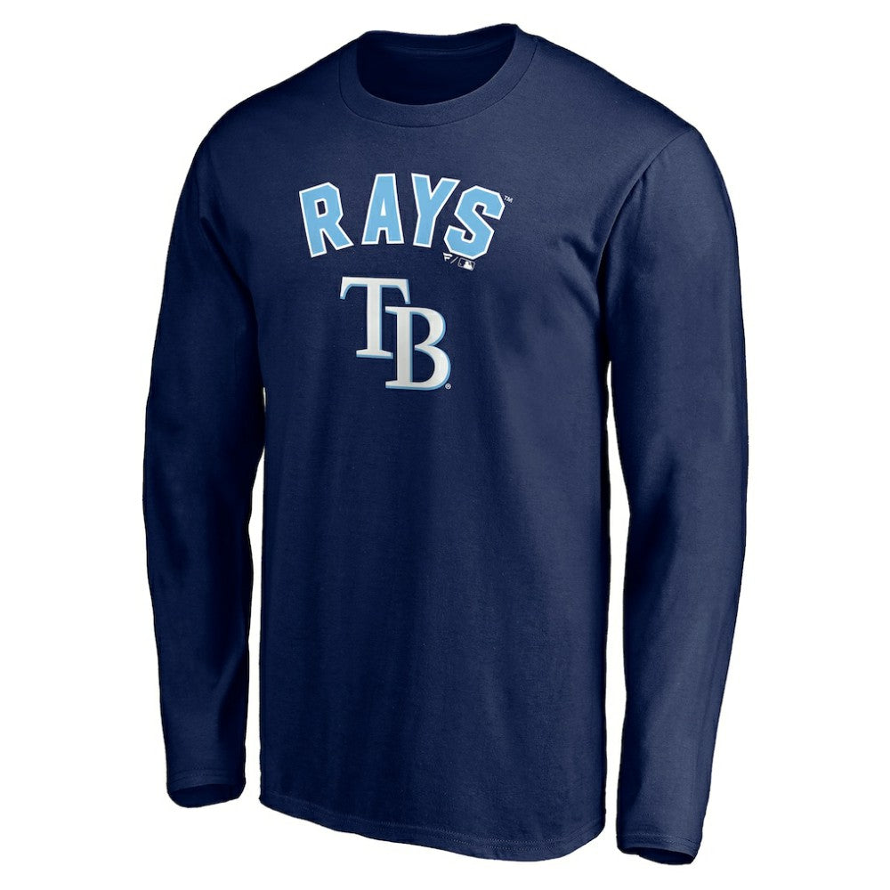 Tampa Bay Rays Personalized Winning Streak Name & Number Long Sleeve T-Shirt - Navy - MLB Sale