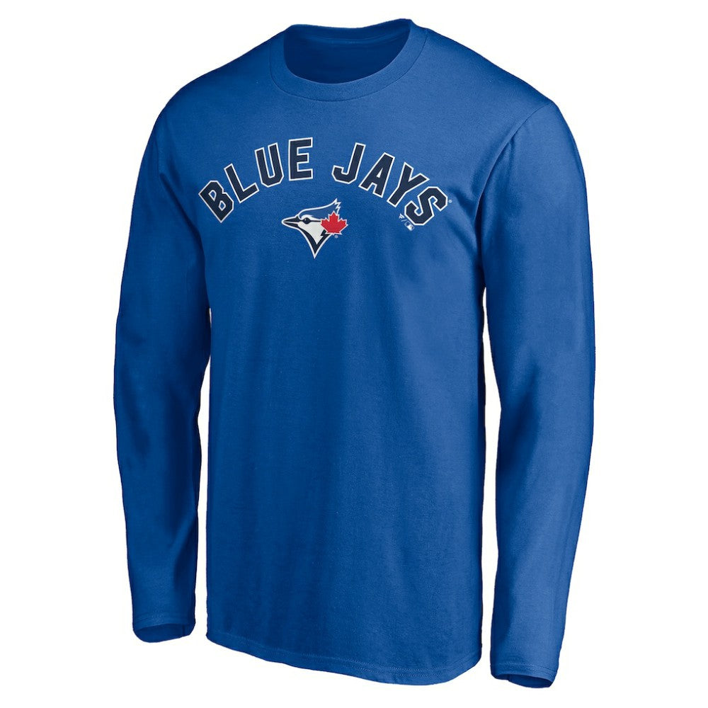 Toronto Blue Jays Personalized Winning Streak Name & Number Long Sleeve T-Shirt - Royal - MLB Lifestyle