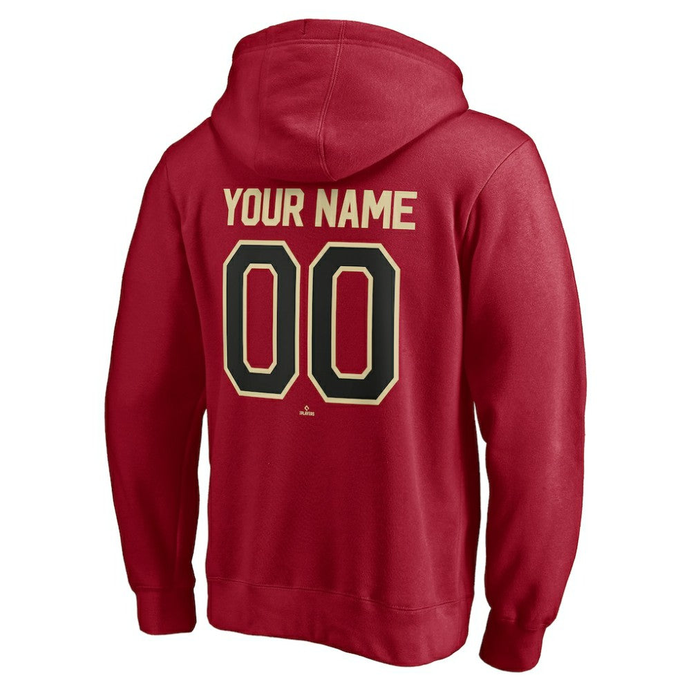 Arizona Diamondbacks Personalized Winning Streak Name & Number Pullover Hoodie - Red - MLB Sale