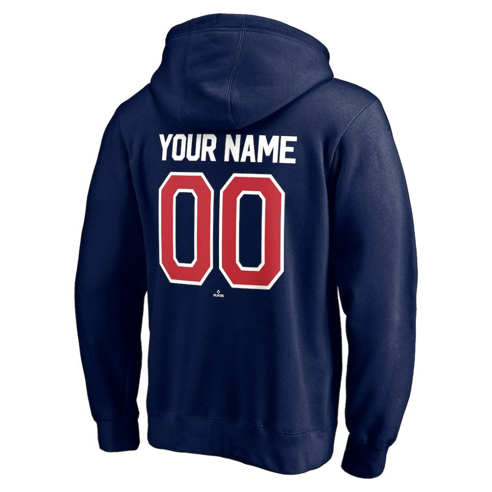 Boston Red Sox Personalized Winning Streak Name & Number Pullover Hoodie - Navy - MLB Lifestyle