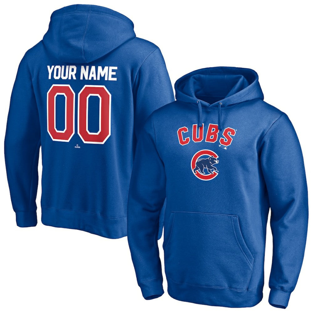 Chicago Cubs Personalized Winning Streak Name & Number Pullover Hoodie - Royal - MLB Online