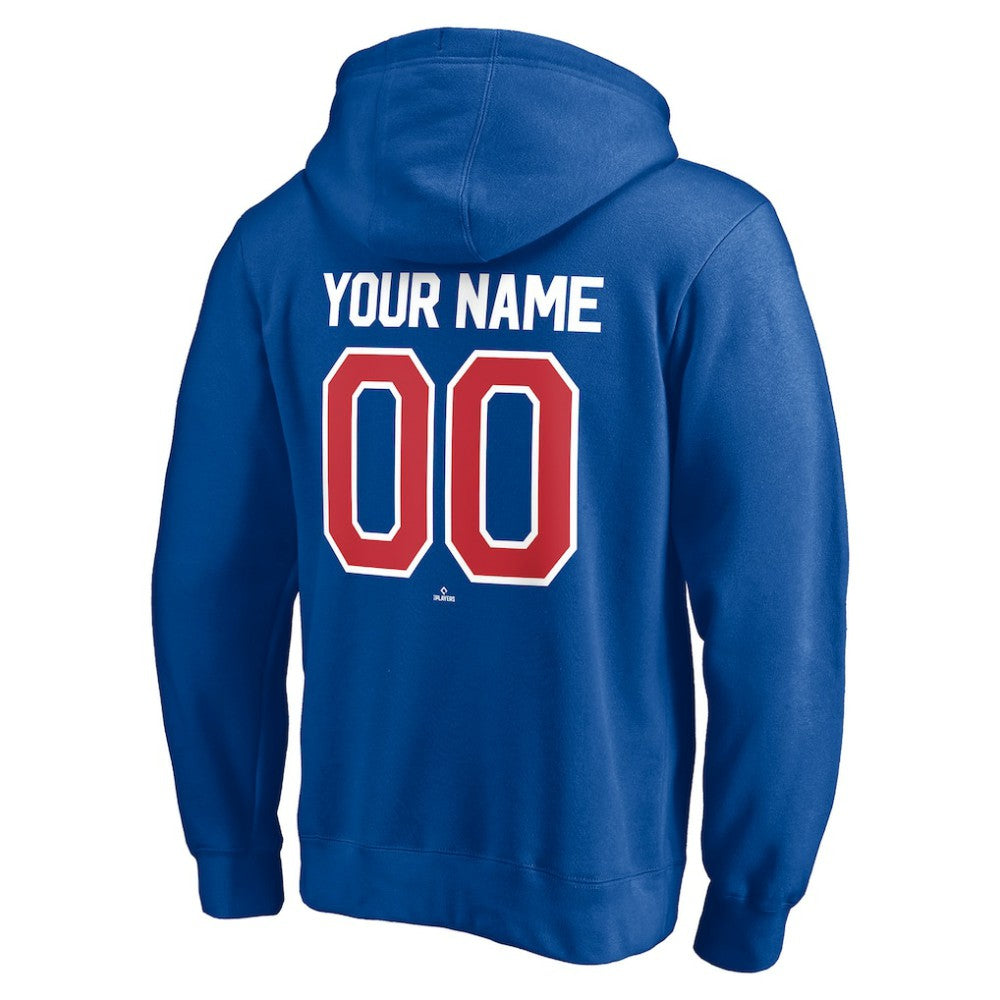 Chicago Cubs Personalized Winning Streak Name & Number Pullover Hoodie - Royal - MLB Online