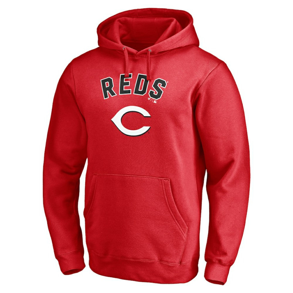 Cincinnati Reds Personalized Winning Streak Name & Number Pullover Hoodie - Red - MLB Sale
