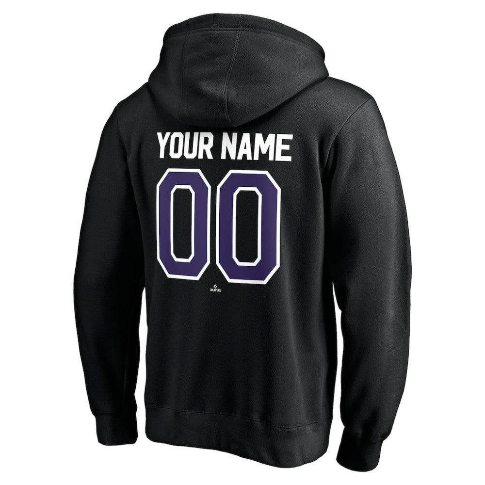 Colorado Rockies Personalized Winning Streak Name & Number Pullover Hoodie - Black - MLB Online