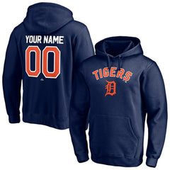 Detroit Tigers Personalized Winning Streak Name & Number Pullover Hoodie - Navy - MLB Sale