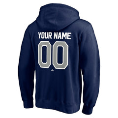 New York Yankees Personalized Winning Streak Name & Number Pullover Hoodie - Navy - MLB Sale