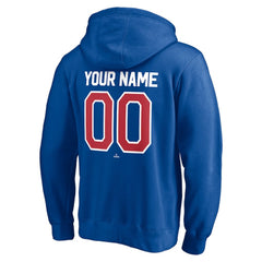 Texas Rangers Personalized Winning Streak Name & Number Pullover Hoodie - Royal - MLB Sale