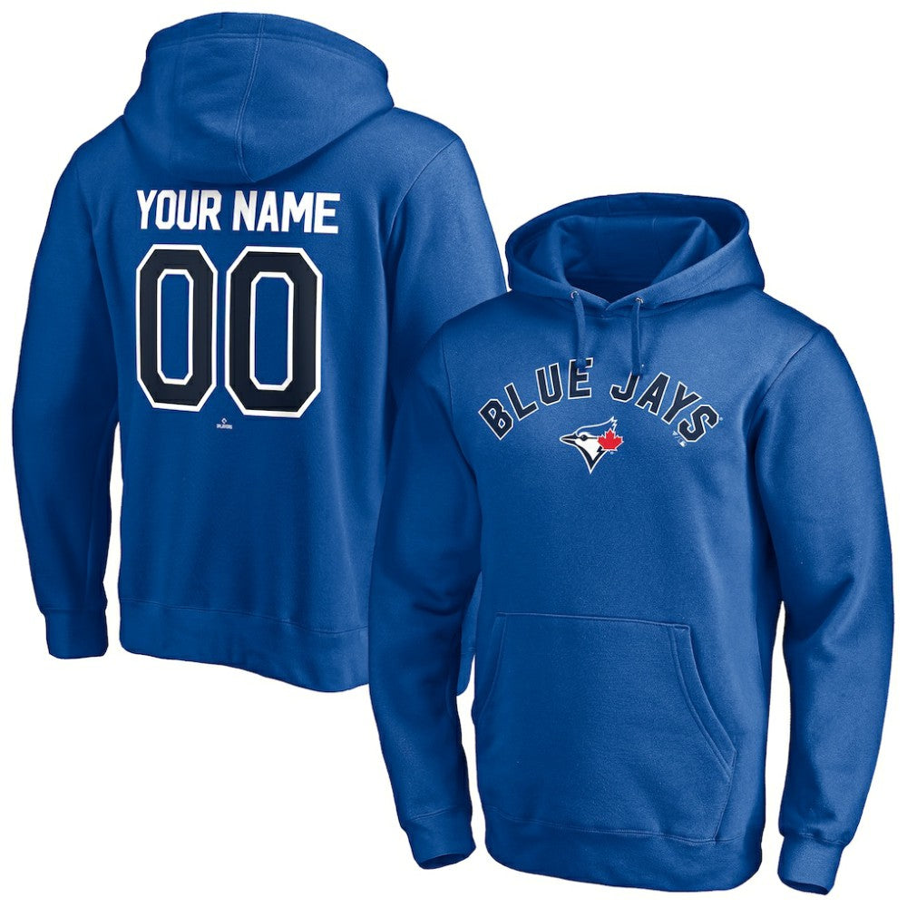 Toronto Blue Jays Personalized Winning Streak Name & Number Pullover Hoodie - Royal - MLB Sale