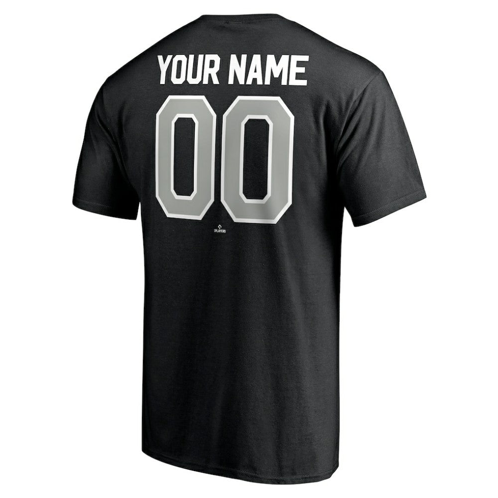 Chicago White Sox Personalized Team Winning Streak Name & Number T-Shirt - Black - MLB Sale