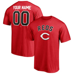 Cincinnati Reds Personalized Team Winning Streak Name & Number T-Shirt - Red - MLB on Sale
