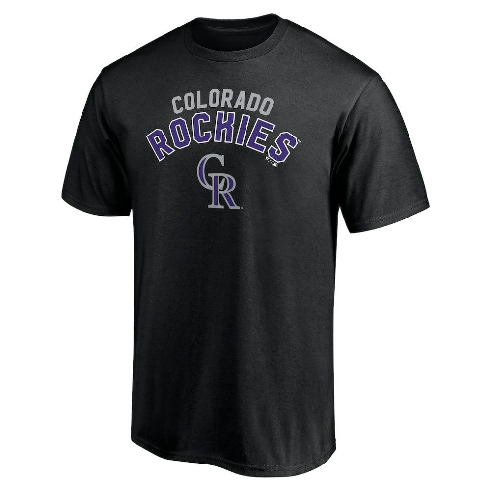 Colorado Rockies Personalized Team Winning Streak Name & Number T-Shirt - Black - MLB on Sale