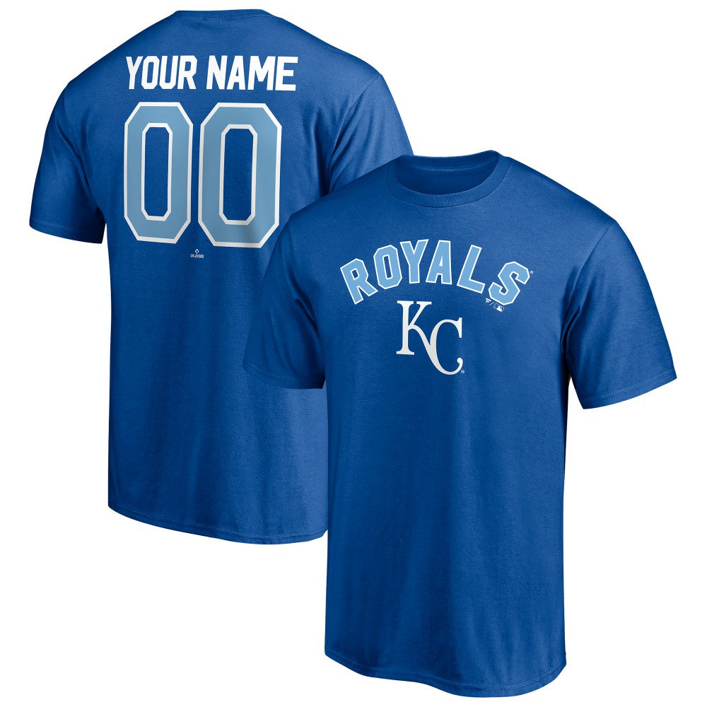 Kansas City Royals Personalized Team Winning Streak Name & Number T-Shirt - Royal - MLB Lifestyle