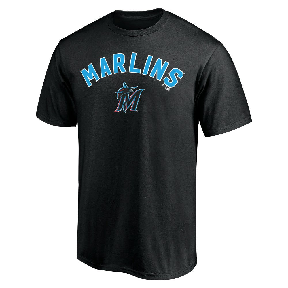 Miami Marlins Personalized Team Winning Streak Name & Number T-Shirt - Black - MLB on Sale