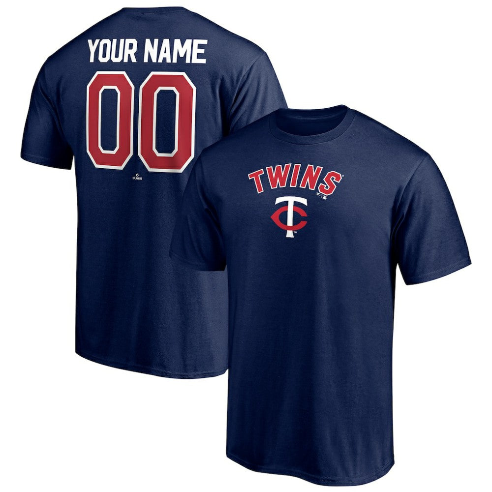 Minnesota Twins Personalized Team Winning Streak Name & Number T-Shirt - Navy - MLB on Sale