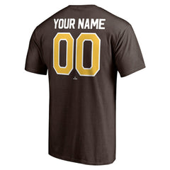 San Diego Padres Personalized Team Winning Streak Name & Number T-Shirt - Brown - MLB on Sale