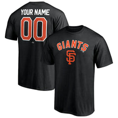 San Francisco Giants Personalized Team Winning Streak Name & Number T-Shirt - Black - MLB Sale