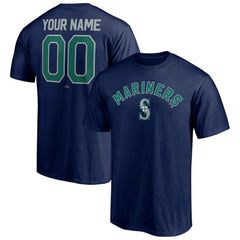 Seattle Mariners Personalized Team Winning Streak Name & Number T-Shirt - Navy - MLB Discount