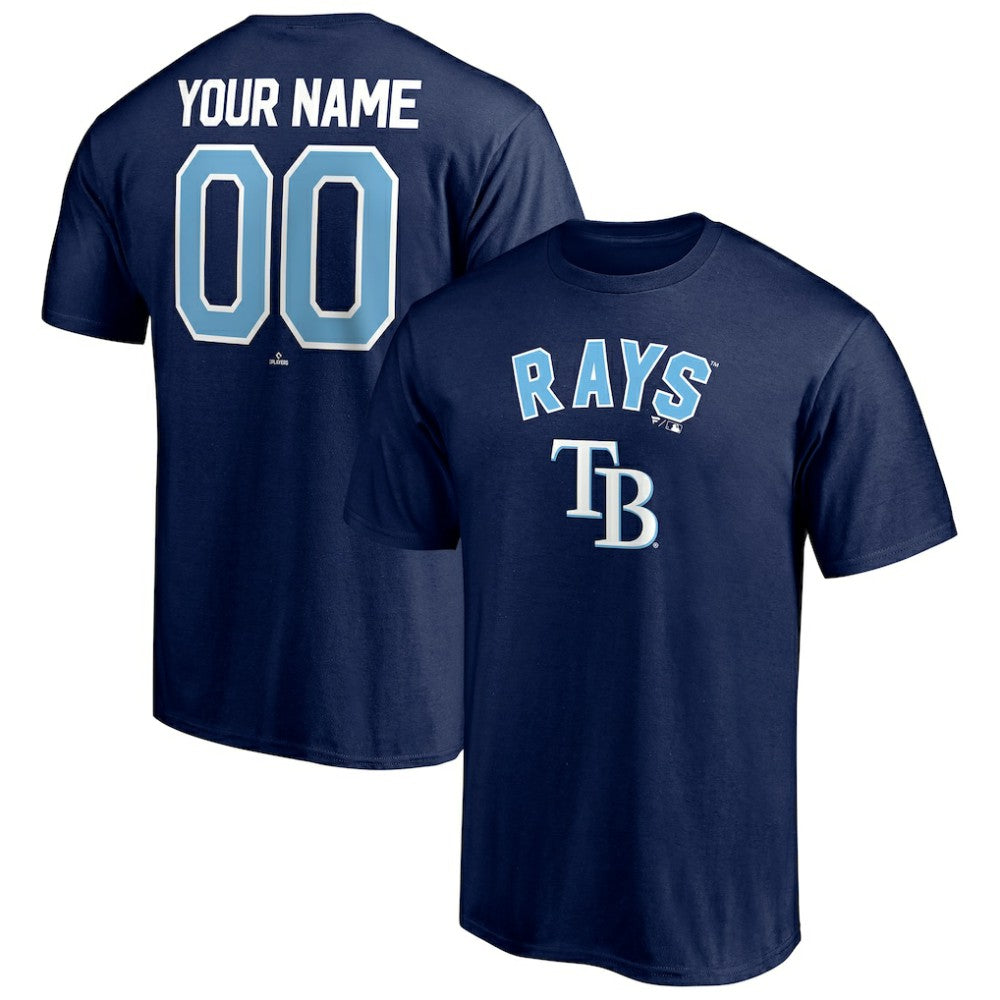Tampa Bay Rays Personalized Team Winning Streak Name & Number T-Shirt - Navy - MLB Sale