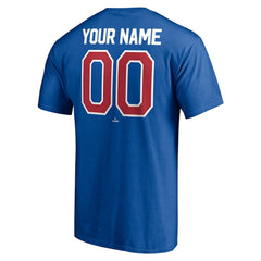 Texas Rangers Personalized Team Winning Streak Name & Number T-Shirt - Royal - MLB Online
