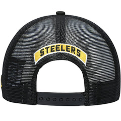 Pittsburgh Steelers New Era Shade Trucker 9FIFTY Snapback Hat Black