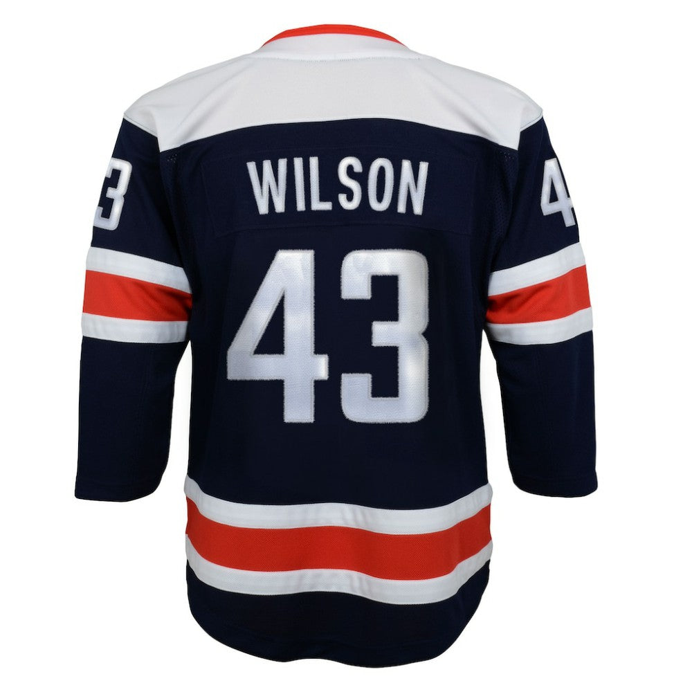 Tom Wilson Washington Capitals Youth 2020/21 Alternate Premier Player Jersey - Navy - NHL 4005742