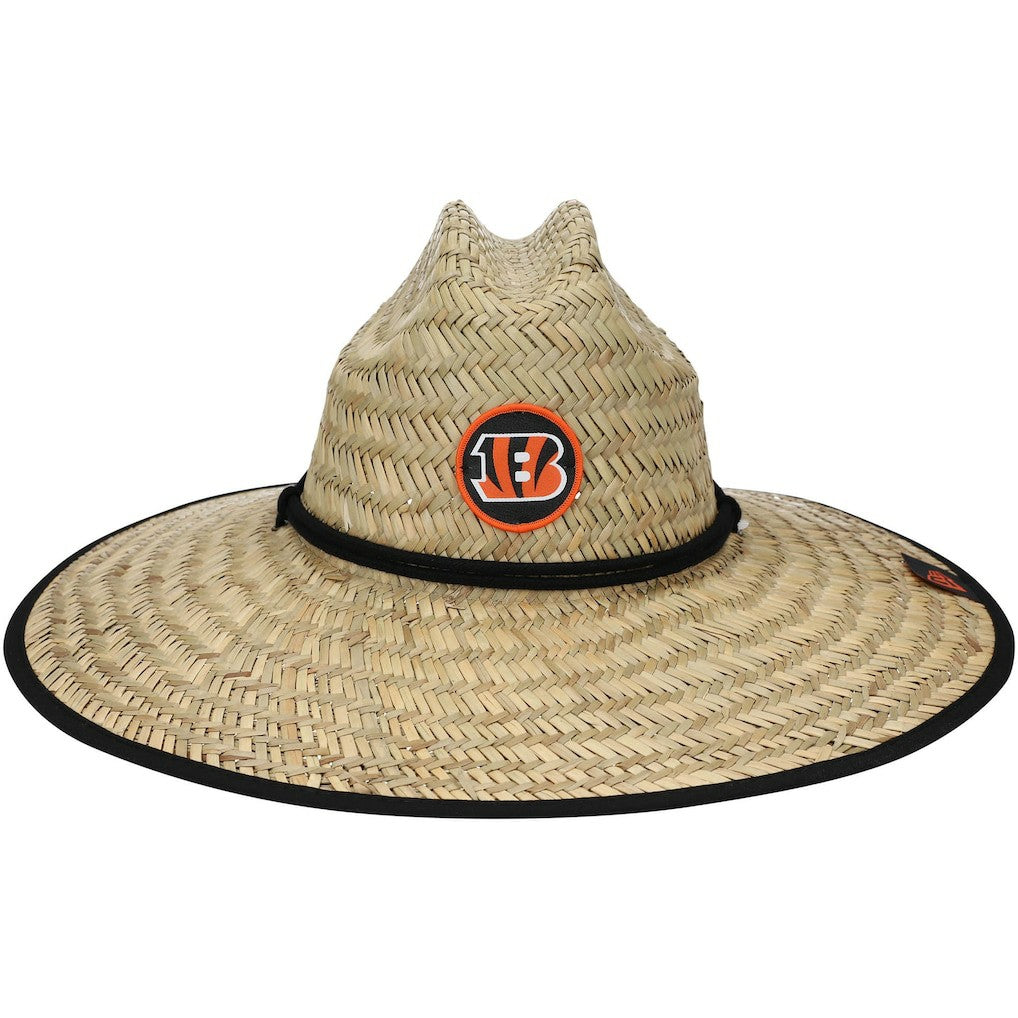 Cincinnati Bengals New Era NFL Training Camp Straw Lifeguard Hat Natural