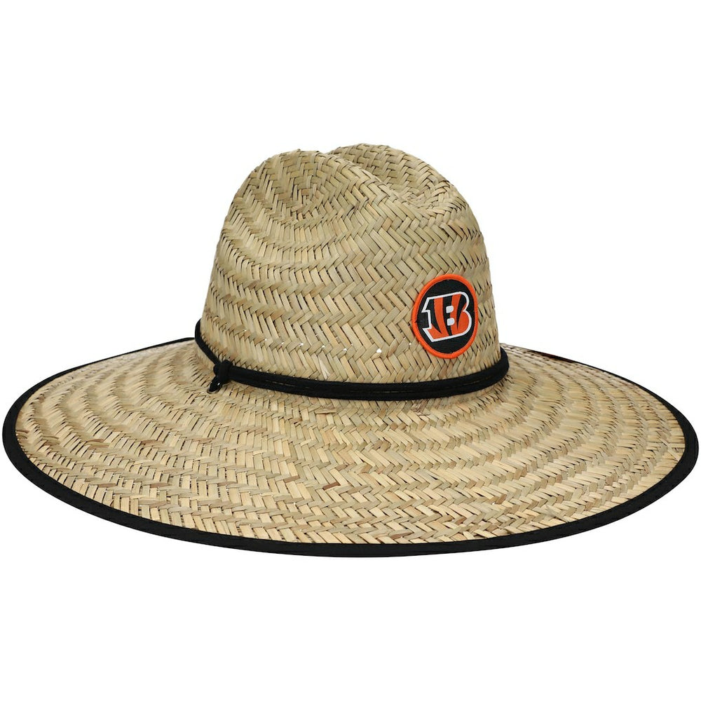 Cincinnati Bengals New Era NFL Training Camp Straw Lifeguard Hat Natural