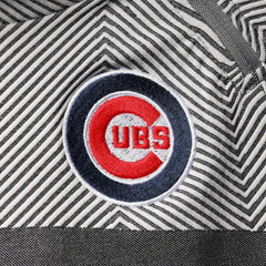 Chicago Cubs Levelwear Women's Verse Asymmetrical Raglan Tri-Blend Quarter-Zip Jacket - Gray - MLB Online