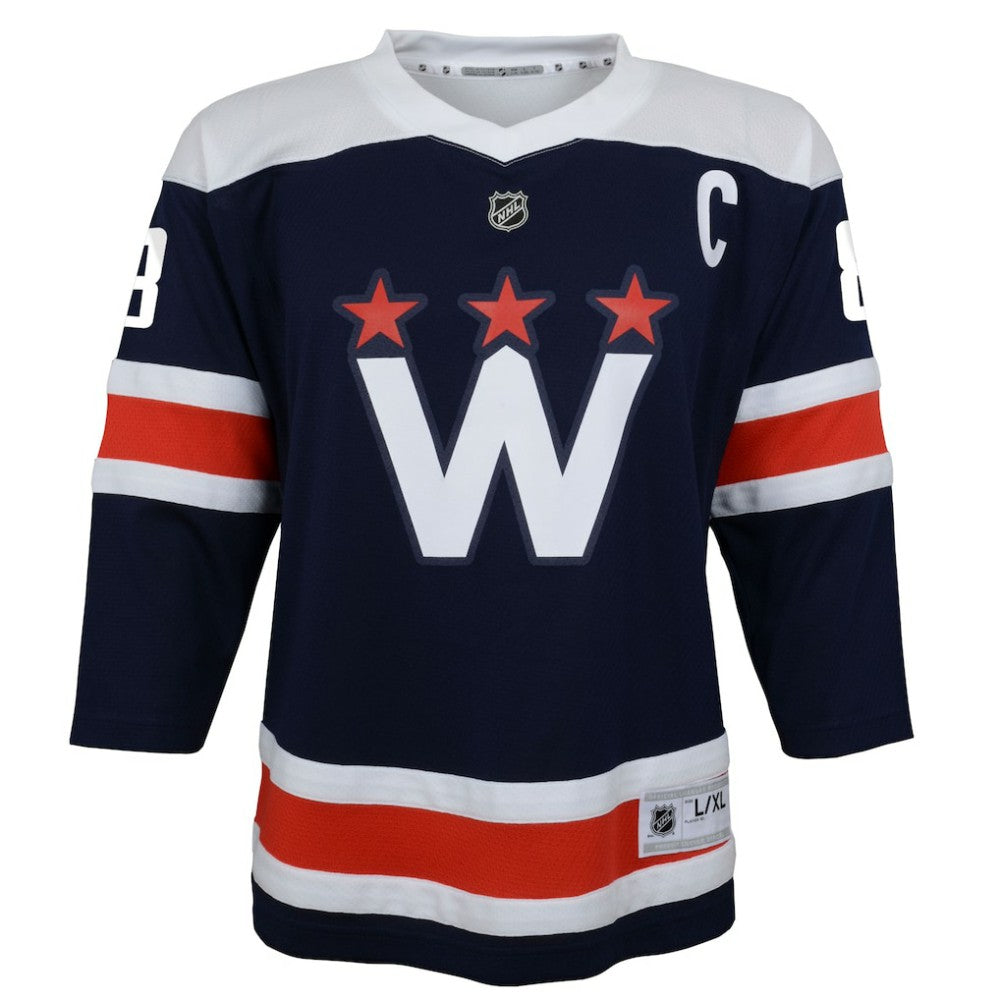Alexander Ovechkin Washington Capitals Youth 2020/21 Alternate Replica Player Jersey - Navy - NHL 4006980