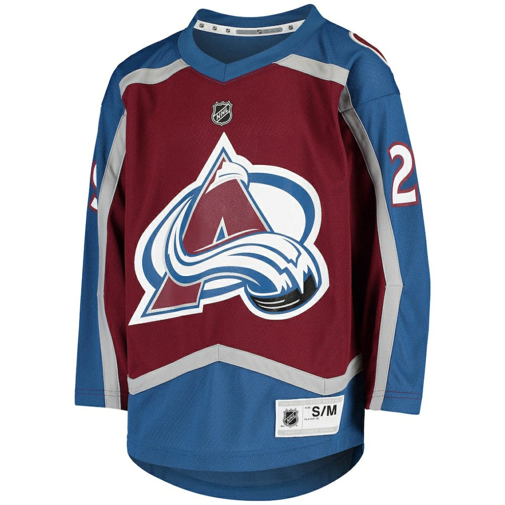 Nathan MacKinnon Colorado Avalanche Youth Home Replica Player Jersey - Burgundy - NHL 4006981