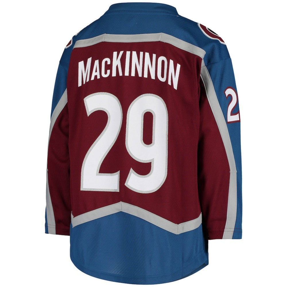 Nathan MacKinnon Colorado Avalanche Youth Home Replica Player Jersey - Burgundy - NHL 4006981