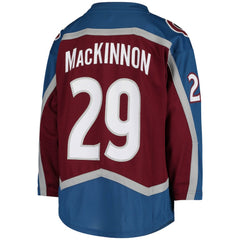 Nathan MacKinnon Colorado Avalanche Youth Home Replica Player Jersey - Burgundy - NHL 4006981