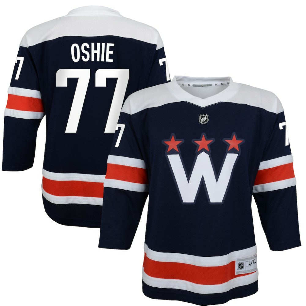 TJ Oshie Washington Capitals Youth 2020/21 Alternate Replica Player Jersey - Navy - NHL 4008031
