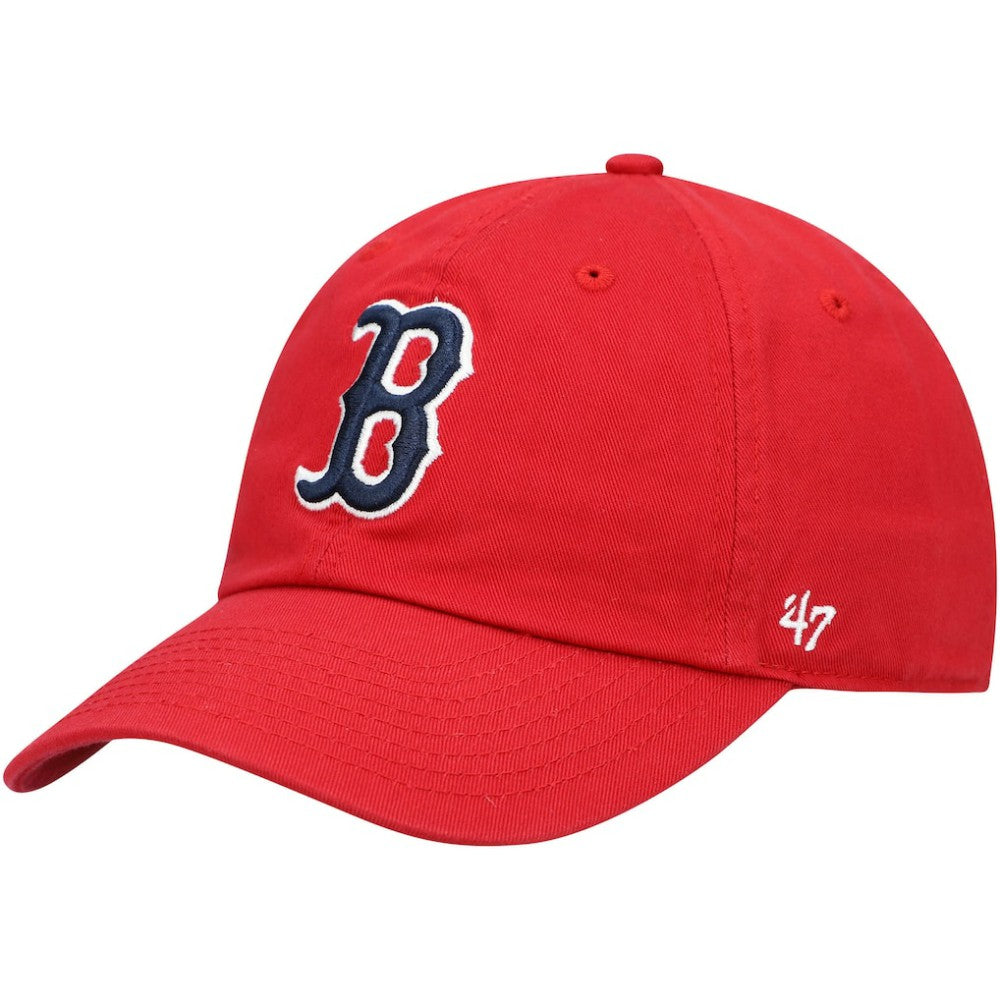 Boston Red Sox '47 Clean Up Adjustable Hat - Red - 47 brand Lifestyle