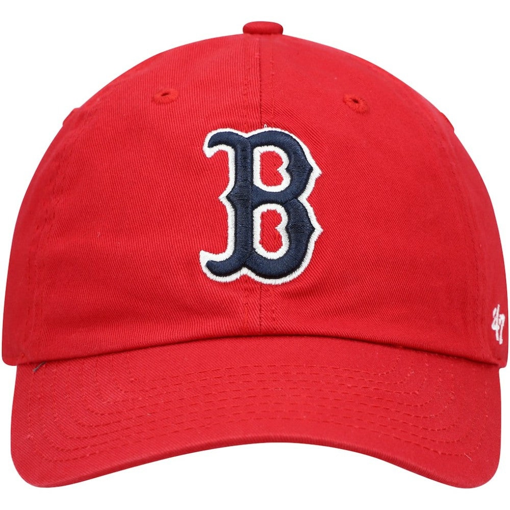 Boston Red Sox '47 Clean Up Adjustable Hat - Red - 47 brand Lifestyle