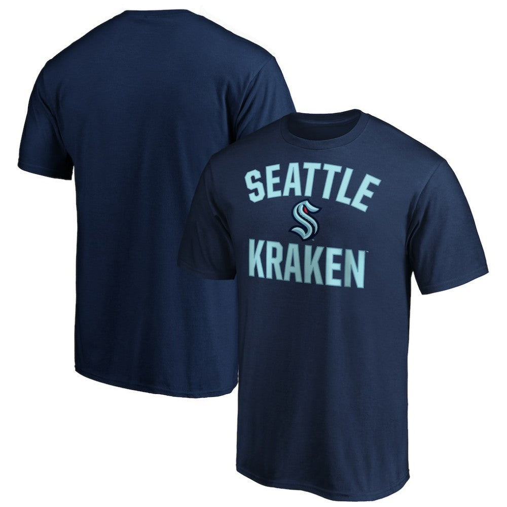 Seattle Kraken Fanatics Victory Arch T-Shirt - Navy - NHL 4012372