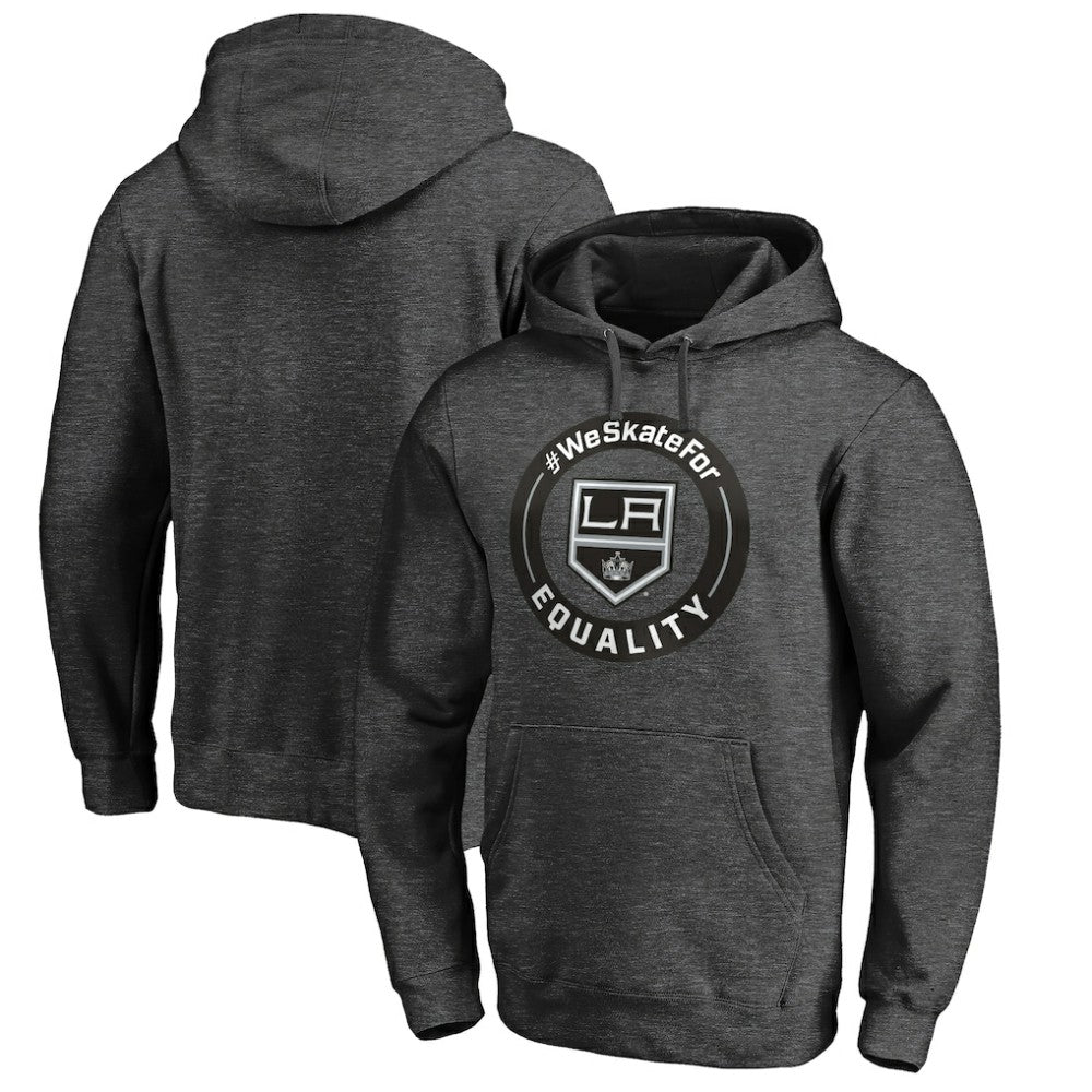 Los Angeles Kings #WeSkateFor Pullover Hoodie - Heather Gray - NHL 4017854