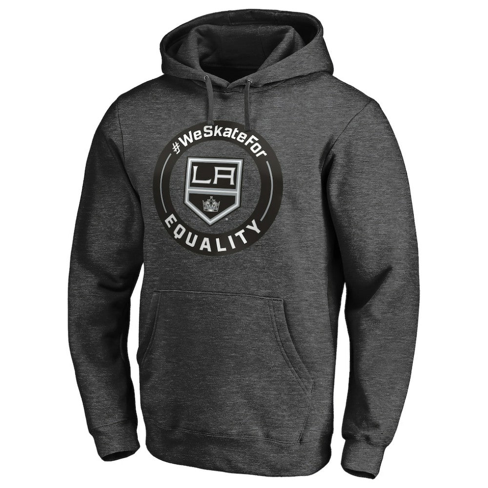 Los Angeles Kings #WeSkateFor Pullover Hoodie - Heather Gray - NHL 4017854