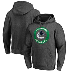 Vancouver Canucks #WeSkateFor Pullover Hoodie - Heather Gray - NHL 4017868